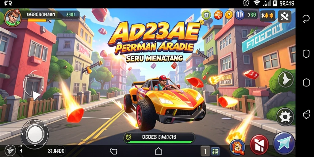 Screenshot gameplay 234E menampilkan aksi seru dalam permainan Arcade.