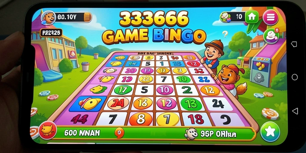 Tampilan gameplay menarik dalam 333666 yang menunjukkan aksi Bingo.