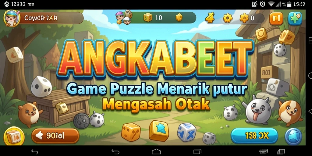 Tampilan gameplay menarik dari ANGKABET yang penuh tantangan Puzzle.