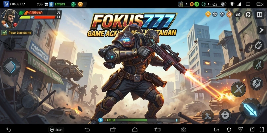 Tampilan gameplay <strong>FOKUS777</strong> yang penuh aksi dan tantangan menarik.