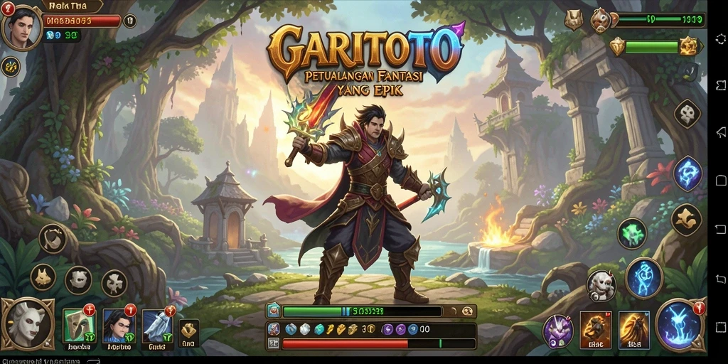 Tampilan gameplay menarik dari GARITOTO yang memukau.