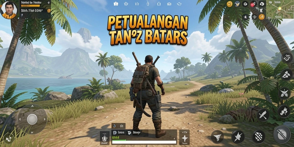 Tangkapan layar gameplay IDN89 yang menunjukkan petualangan di dunia terbuka yang menakjubkan.