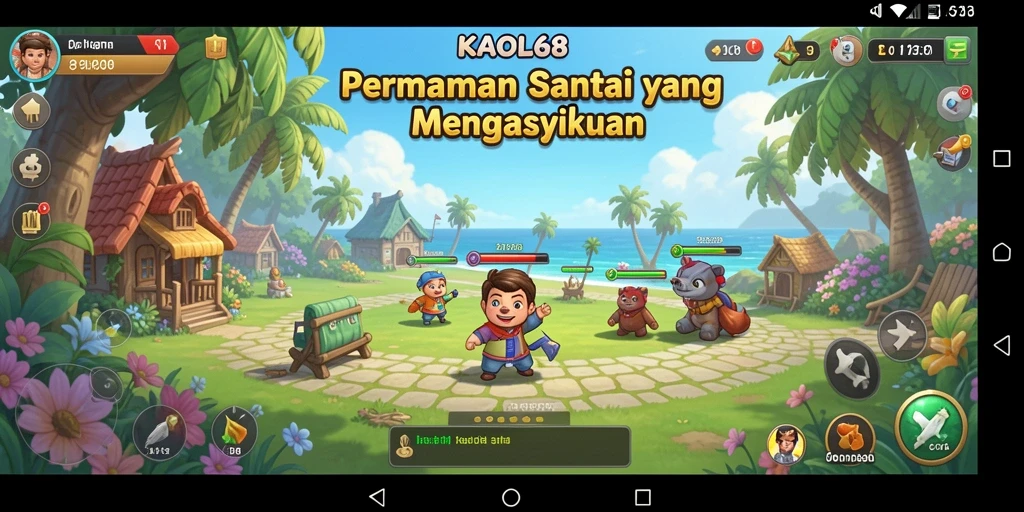 Tampilan gameplay KAOL68 yang seru dan mengasyikkan.