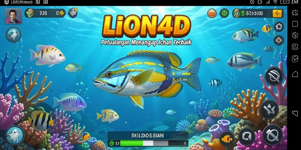 Gameplay seru menangkap ikan di LION4D.