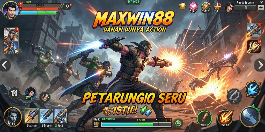 Tampilkan gameplay seru dan strategi dalam pertempuran Action.