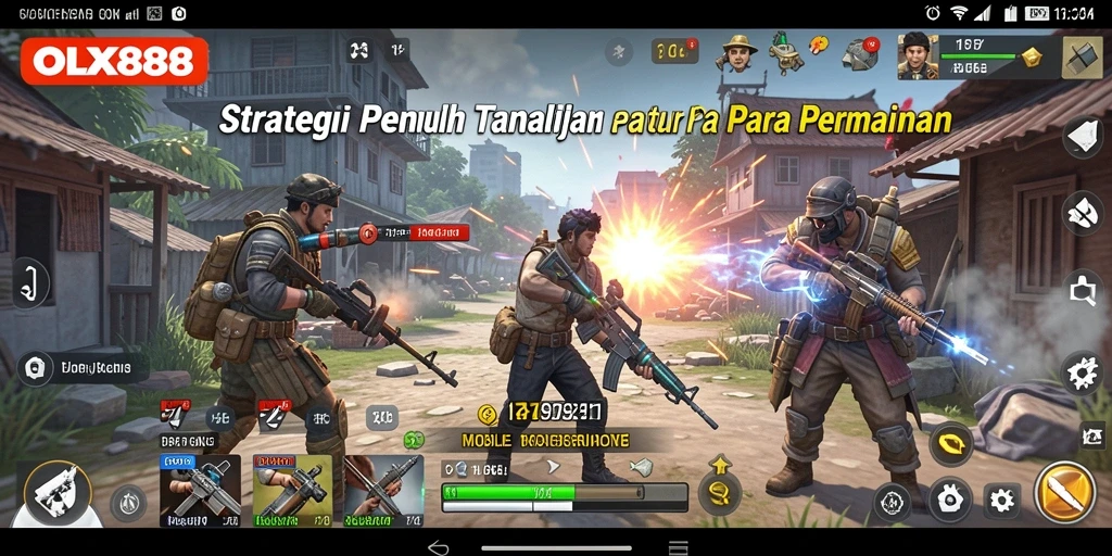 Tampilan gameplay strategi yang seru dan mendebarkan di OLX888.