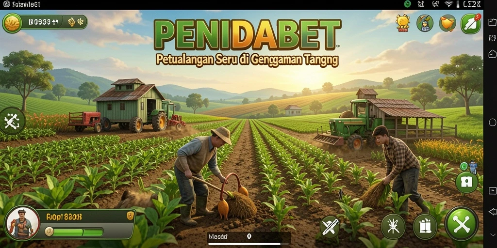 Tangkapan layar utama PENIDABET menampilkan kebun yang rimbun dan aktif.