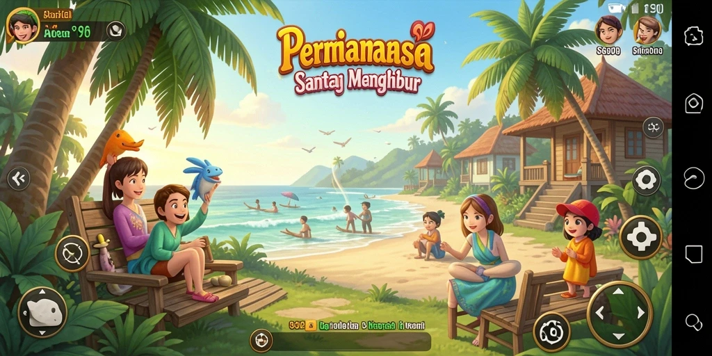 Screenshot S80 menampilkan gameplay yang santai dan menyenangkan.
