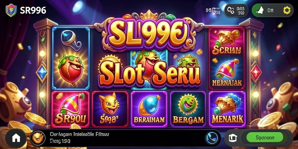 Tampilan gameplay SR996 yang menarik dan penuh warna.