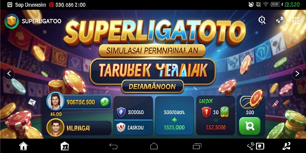 Tampilan gameplay <strong>SUPERLIGATOTO</strong> yang menarik dan interaktif.