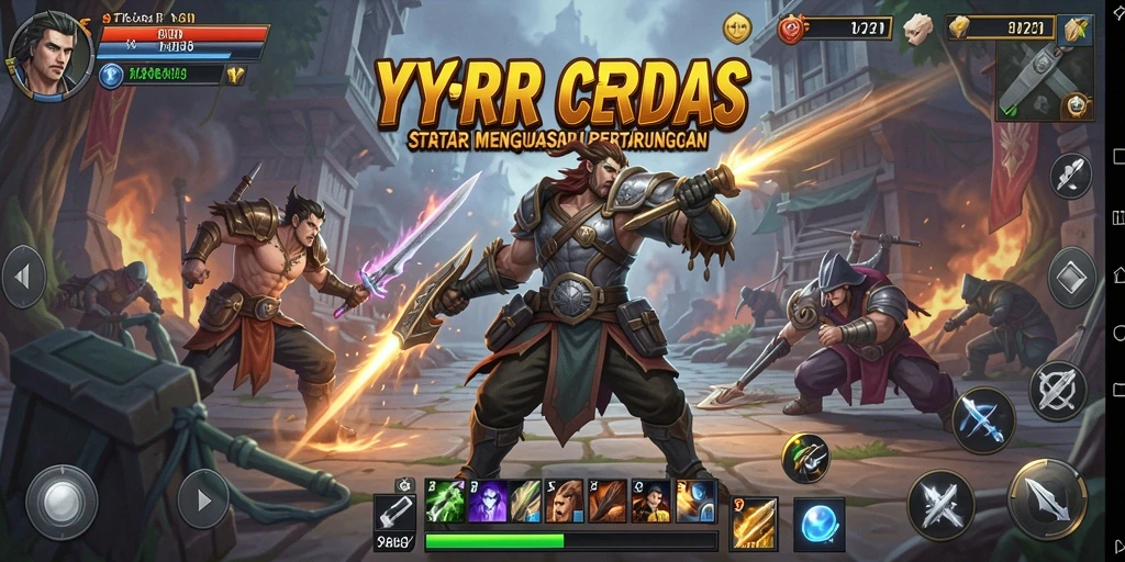 Tampilan gameplay YYRR yang menegangkan dan strategis.
